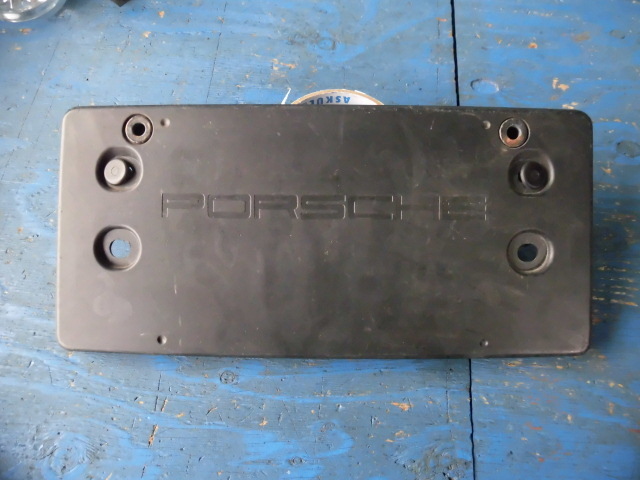 ポルシェ カイエン 7P5 ナンバー台 ナンバーベース AC579拍卖