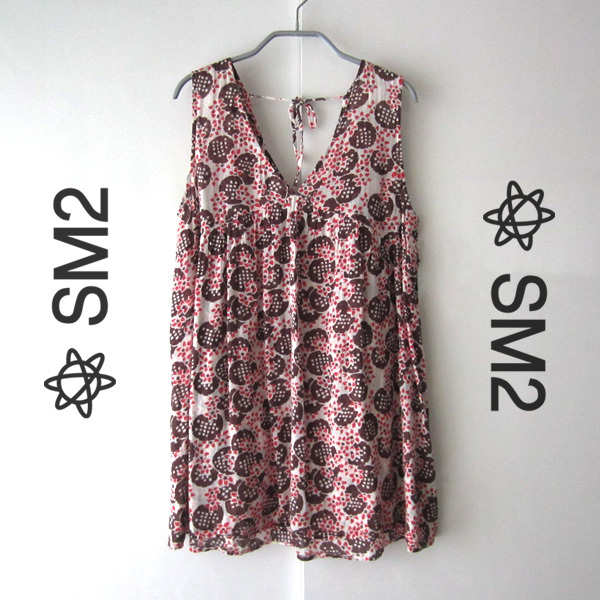 未使用品 SM2/サマンサモスモス★ 花柄 薄手ワンピース拍卖