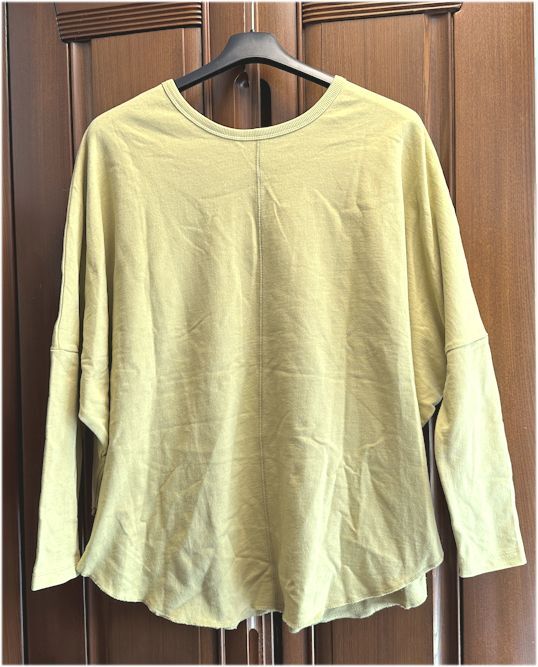 最終価格★AZUR BY MOUSSY アズールバイマウジー★コットン・カットソー・イエロー系・ゆったりサイズ★美品拍卖