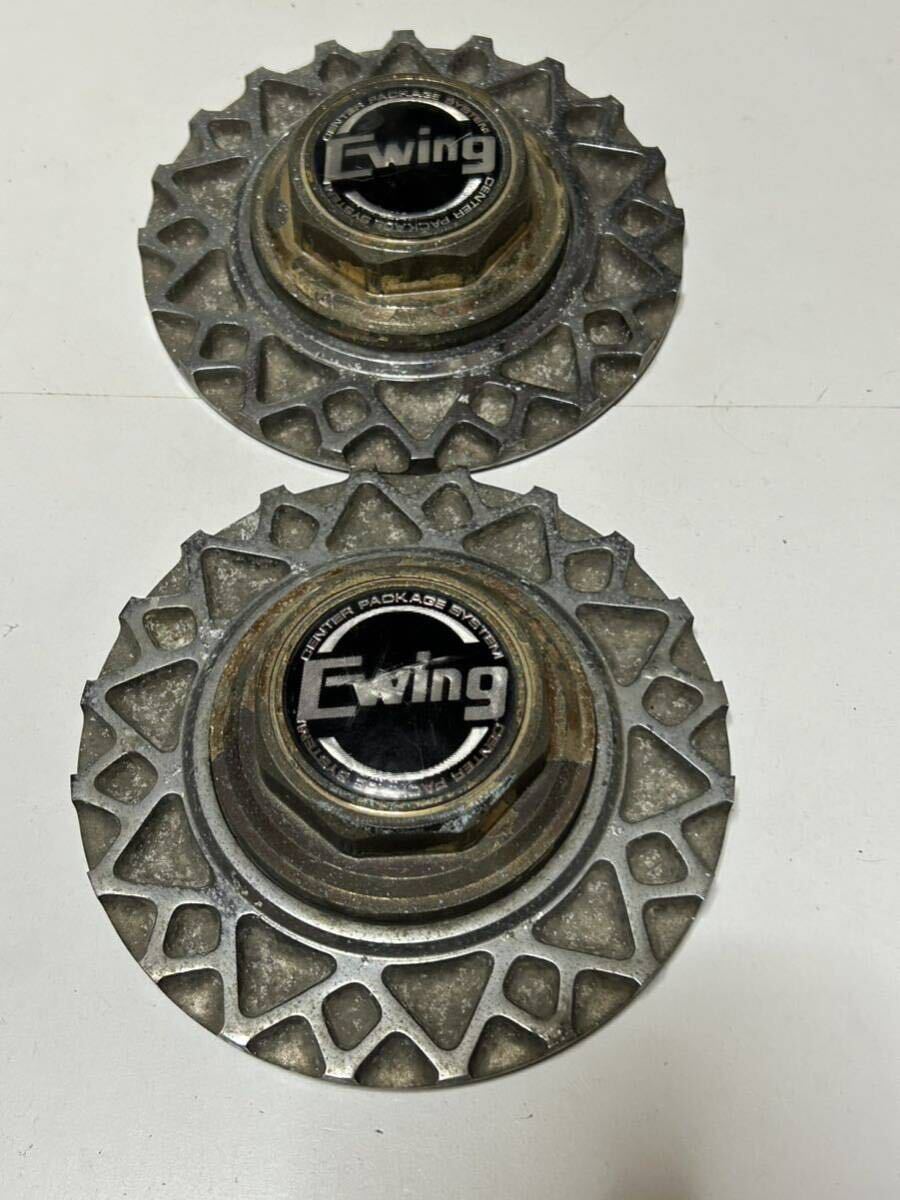 【259】★当時物★WORK Ewing ワーク イーウイングセンターキャップ ゴールドメッキ2個拍卖