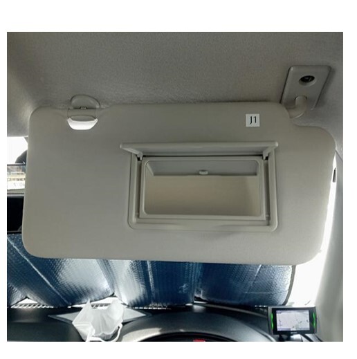 ◆新品 未使用 純正部品 日産 E12 ノート サンバイザー 運転席側 助手席側 バニティミラー チケットホルダー 流用 マーチ NISSAN◆拍卖