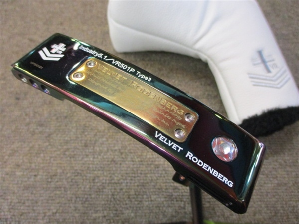 【希少モデル★究極のパター★ヘッドカバー付き】ベルベットローデンバーグ★VR501P パター【3度】スタビリティ TOUR BLACK  *MP@1*L*030拍卖
