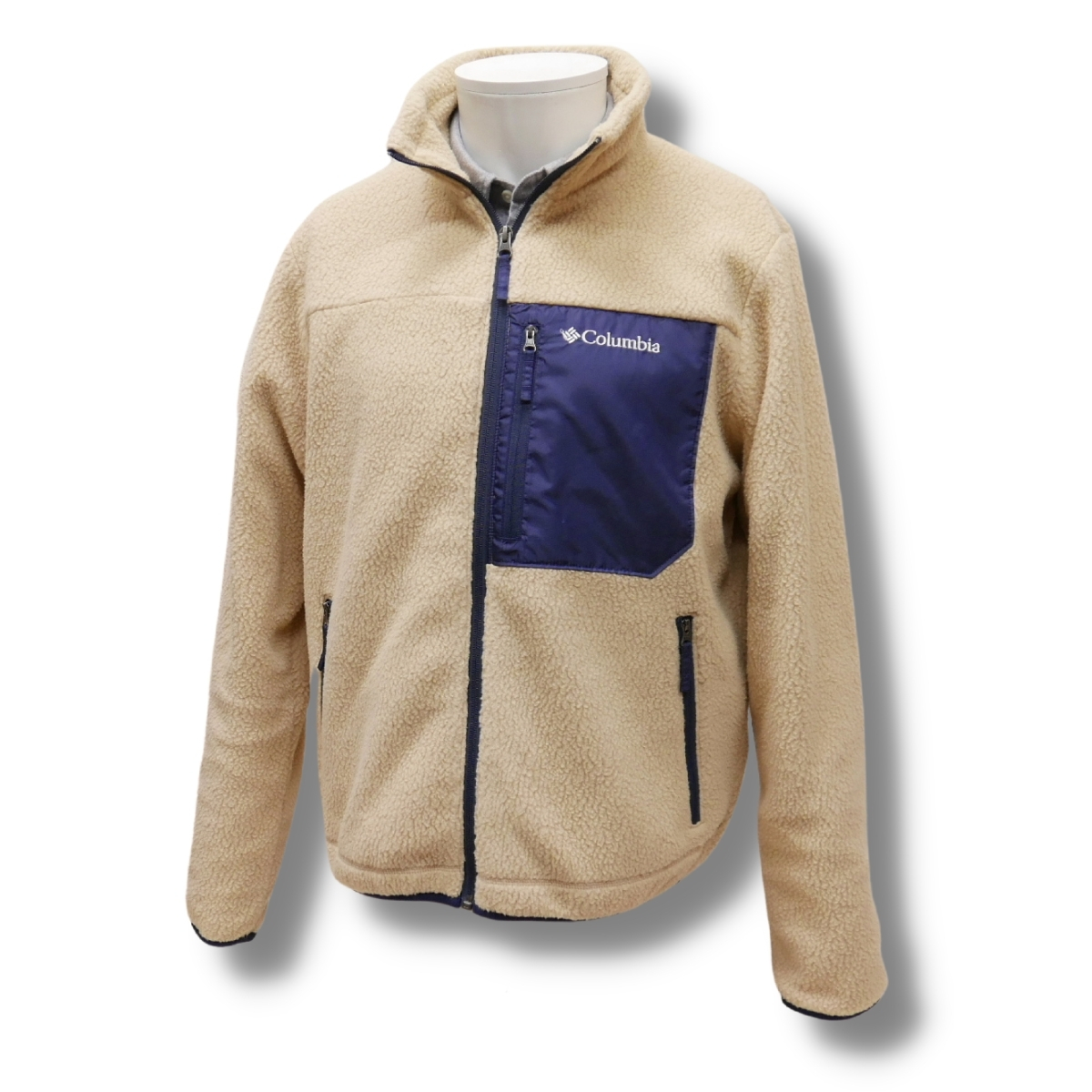 即決☆コロンビア 防寒 クラシック フリースジャケット TN/Lサイズ 身幅広め ゆったり 普段使用OK 防寒 ボア Columbia L拍卖