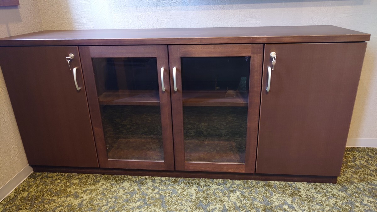 ソフィーダ 国産役員用サイドボード*天然木*棚**拍卖