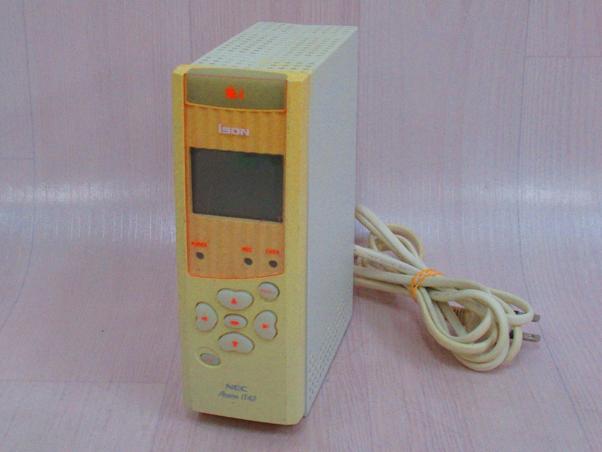 ▲Ω ZZE2 15135# 保証有 NEC【 Aterm IT42 】PC-IT42D1A ISDNターミナルアダプタ 動作・初期化OK 領収書発行可能拍卖