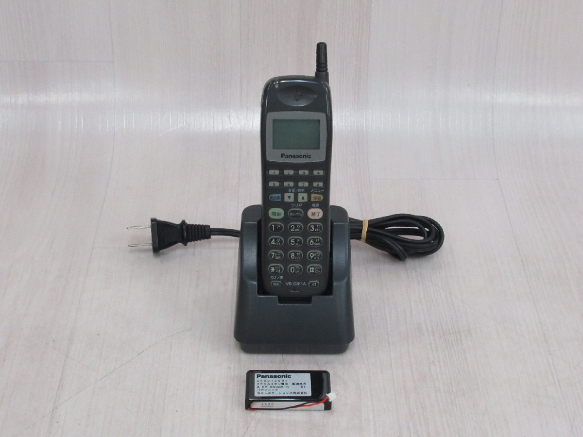 ▲Ω YJ 050 保証有 パナソニック VB-C811A デジタルコードレス 電池付 初期化済 Ver.2.11・祝10000!取引突破!拍卖