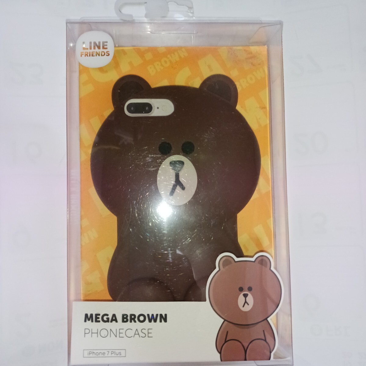 未使用 ラインくまの スマホケース iPhone7 送料無料拍卖
