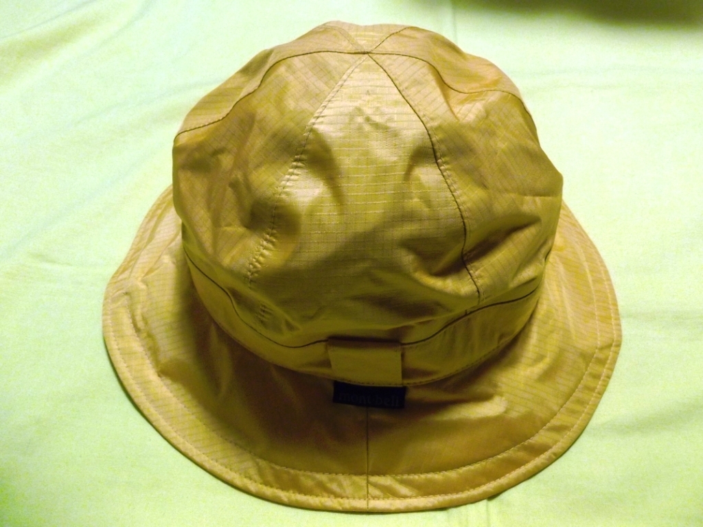 ●モンベル GORE-TEX クラッシャーハット 帽子 S イエロー 54~56 ゴアテックス シームシーリング 防水拍卖