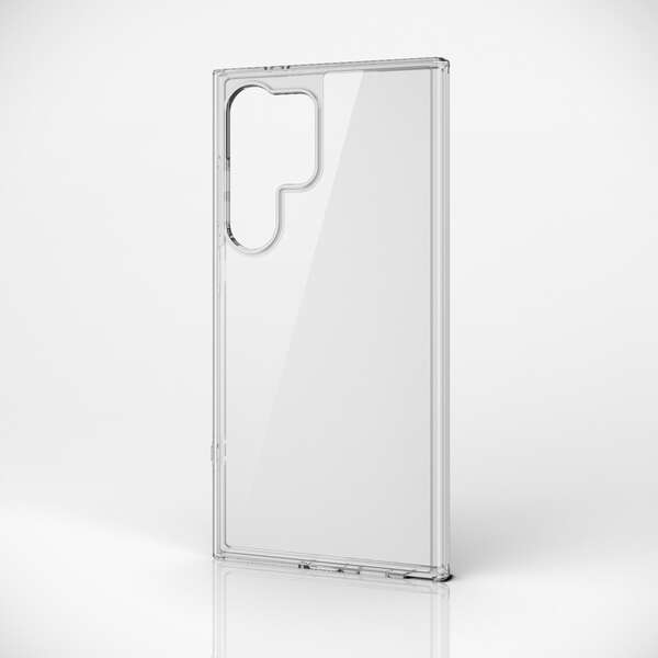 Galaxy S24 Ultra用ハイブリッドケース 側面にはTPU素材、背面には透明度の高い ポリカーボネート素材を使用: PM-G242HVCKCR拍卖