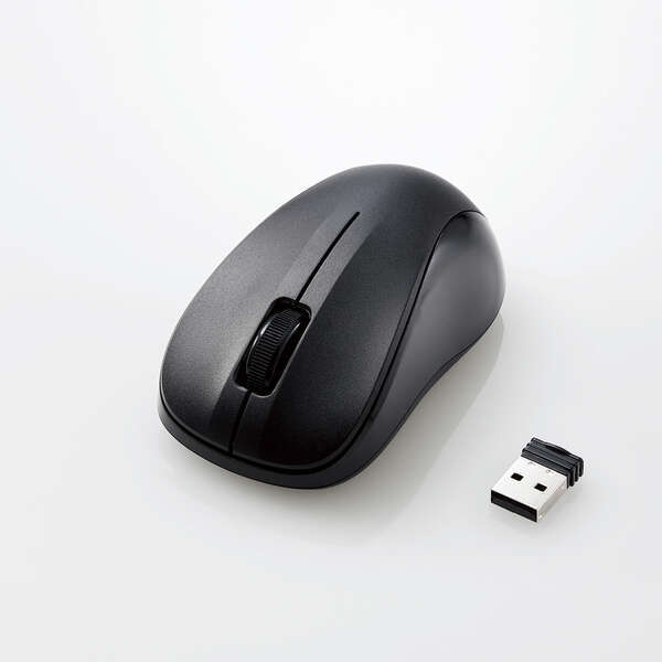 ワイヤレスIR LEDマウス 3ボタン Sサイズ 各種認証にも適合し、抗菌加工で安心して使用できる法人向け簡易包装仕様: M-K5DRKBK/RS拍卖