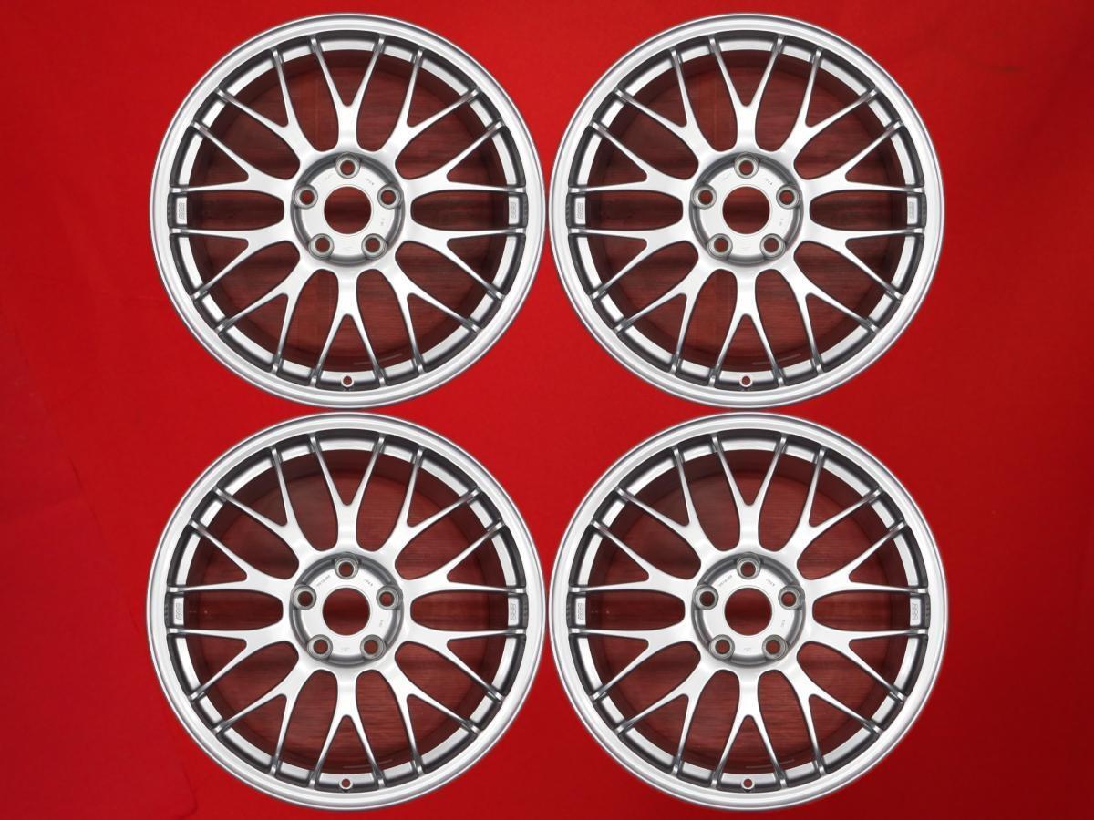 鍛造 軽量 HONDA ホンダ 純正 BBS J368 J369 中古ホイール 4本 9.5J/10J 19インチ PCD120 5穴 +55 ハブ64 レジェンド KB1 aa19拍卖