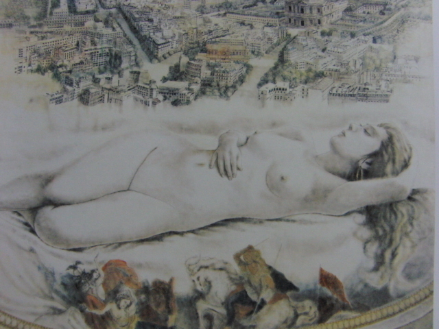 竹村忠一郎、「アンバリッド」、希少画集・額装画、日本製・新品額縁にて額装致します、状態良好、送料無料拍卖