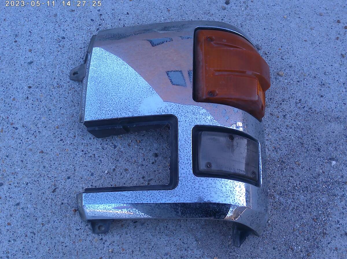 ☆レトロ 希少 メッキ 日野 ドルフィン 左側 コーナーパネル☆拍卖