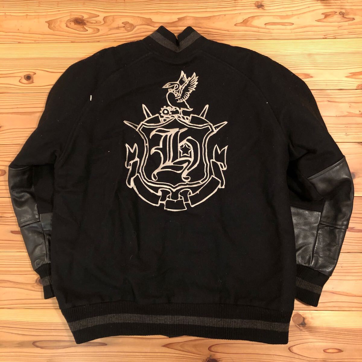 HOMLESS 袖革スタジャン 1拍卖