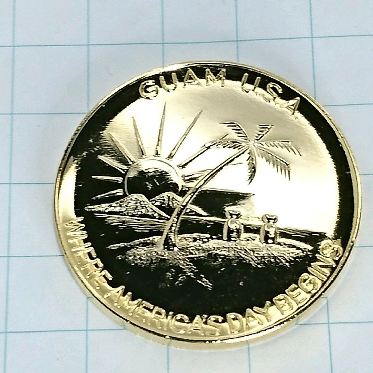 送料無料)グアム USA 旅行観光記念 記念メダル A23953拍卖