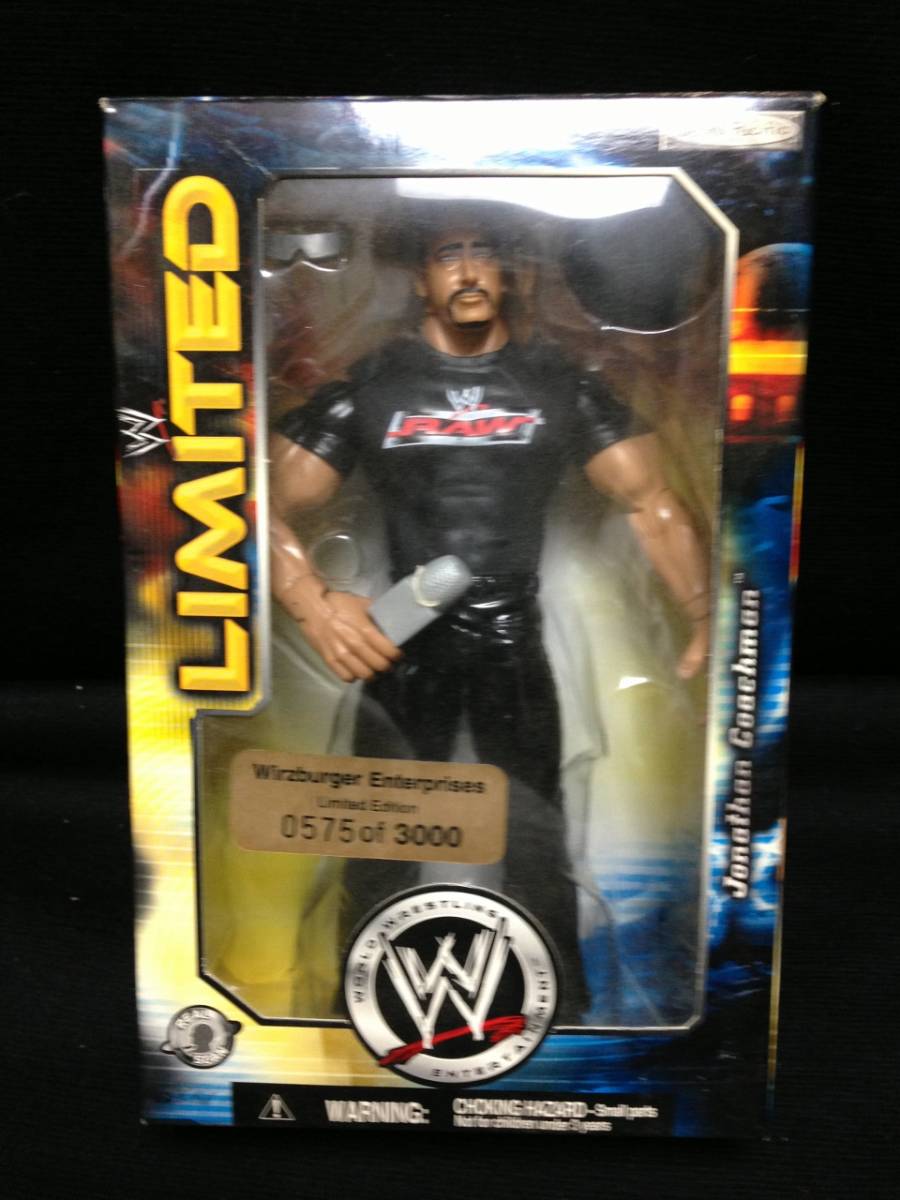 JAKKS:WWE Exclusive Limited ジョナサン・コーチマン w/ キャップ(3000アイテム限定、未開封品)拍卖