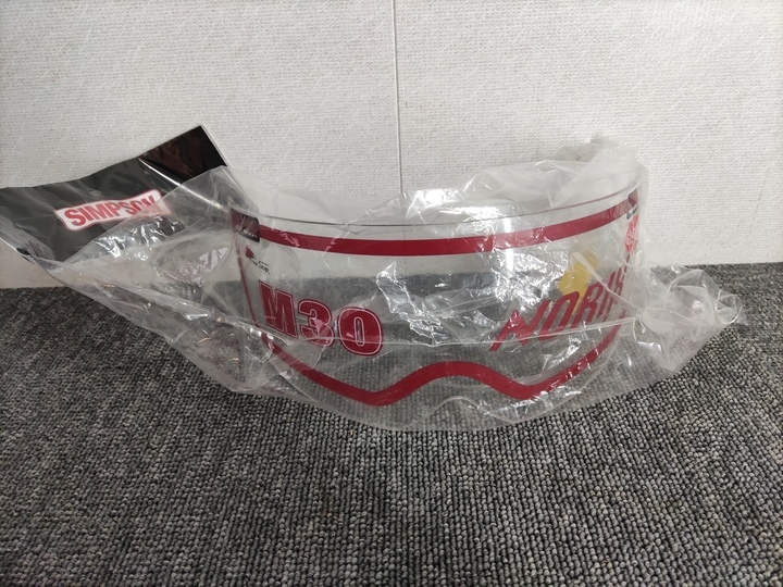 未使用 SIMPSON シンプソン クリアシールド 透明 ※必ず画像をよくご確認ください拍卖