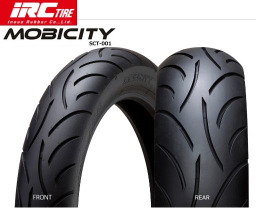 新品 IRC SCT-001 F120/70-14 R140/70-13 TL 前後セット拍卖