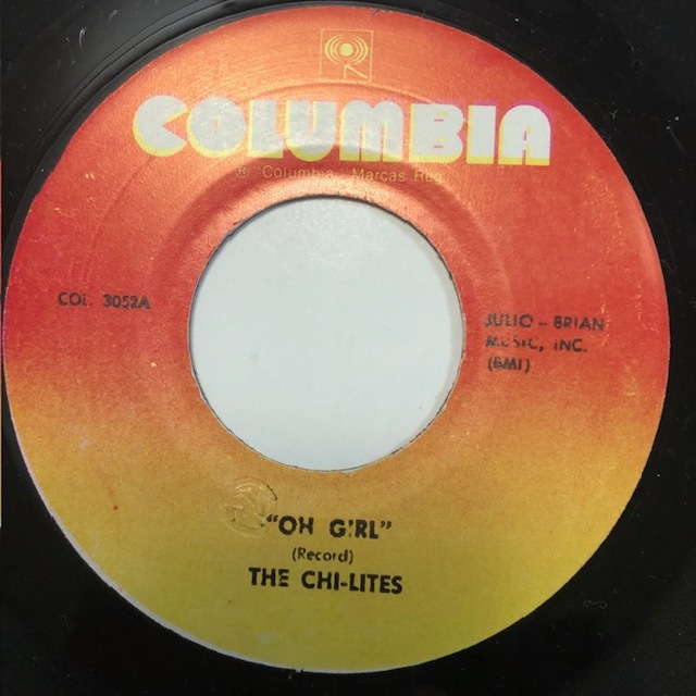 試聴 / THE CHI-LITES / OH GIRL /Columbia/Soul/Funk/big hit !!/7inch/1006拍卖