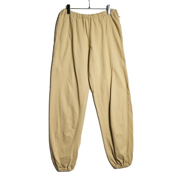 デッドストック 80's USA製 ラッセル ポケット付き ソリッドカラー スウェットパンツ (M) カーキ系 スエット 無地 90年代 旧タグ オールド拍卖