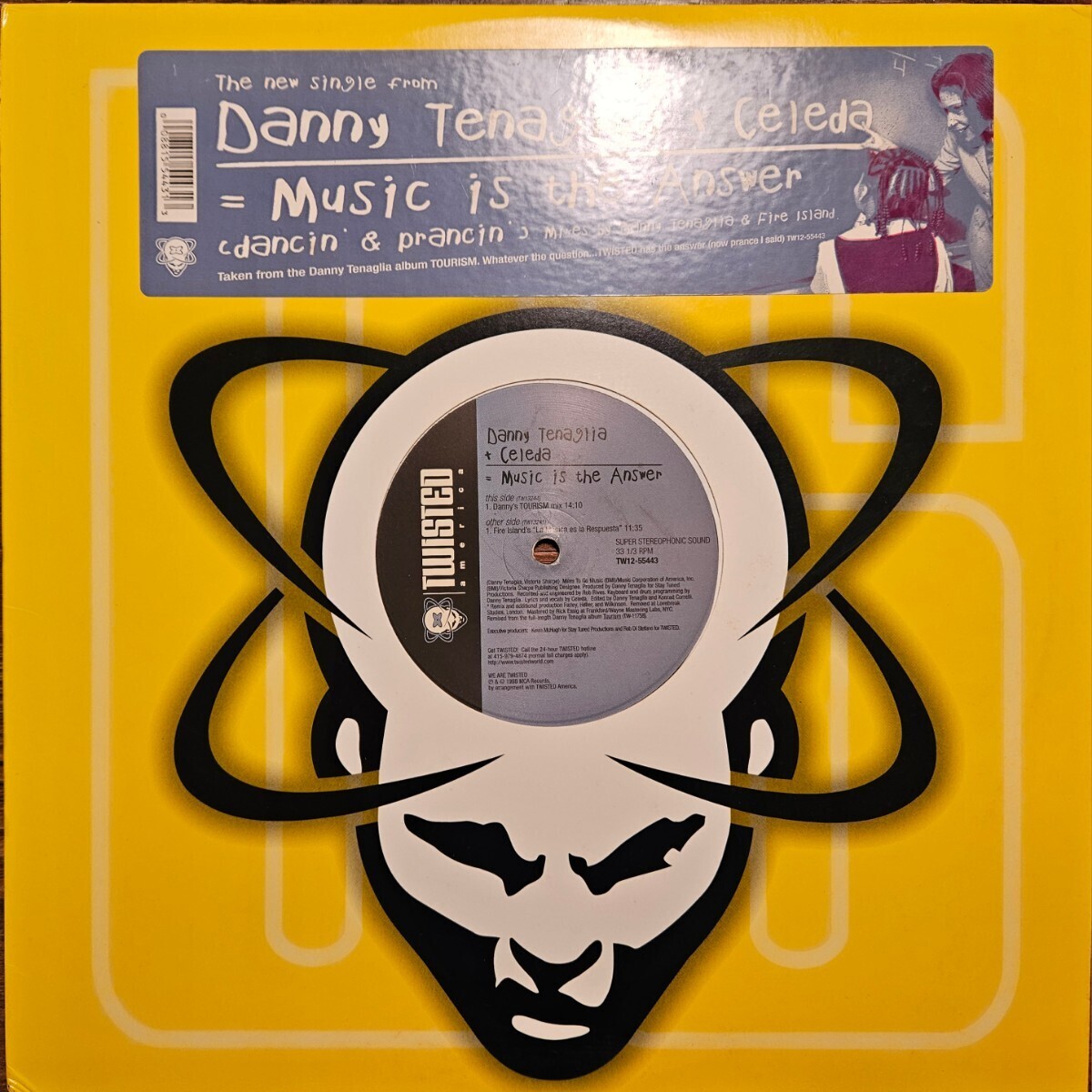 美品 DANNY TENAGLIA + CELEDA / Music Is The Answer (Dancin' And Prancin') ガラージ ハウス 名曲 拍卖
