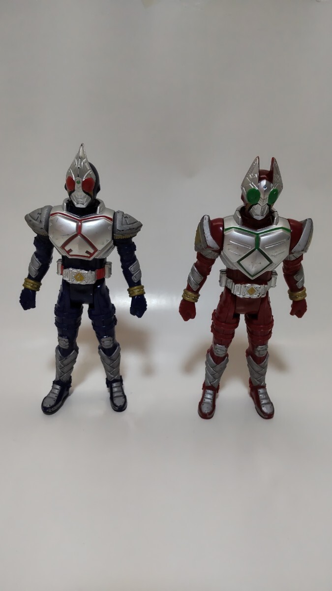 仮面ライダー ブレイド ギャレン サウンド戦士 動作確認済 現状品 ソフビ拍卖