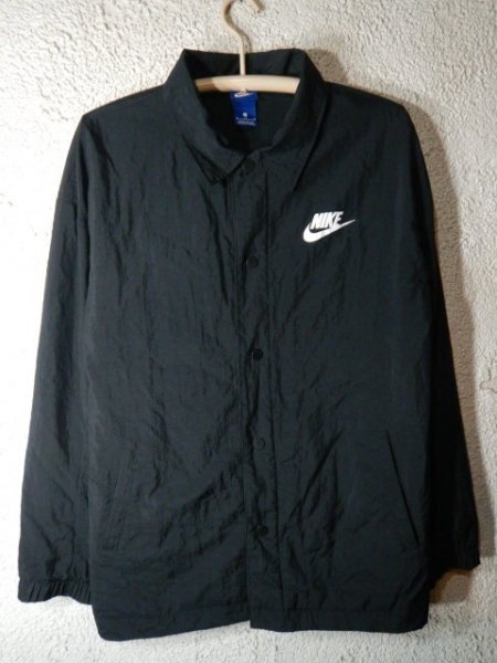 n8670 NIKE ナイキ ナイロン コーチ ジャケット ロゴ デザイン 裏地メッシュ 人気拍卖