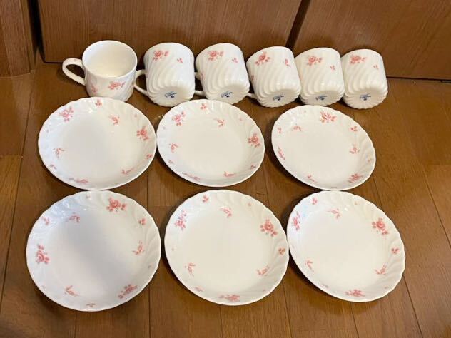 NARUMI ナルミ カップ&ソーサー 6客セット 花柄 アンティーク拍卖