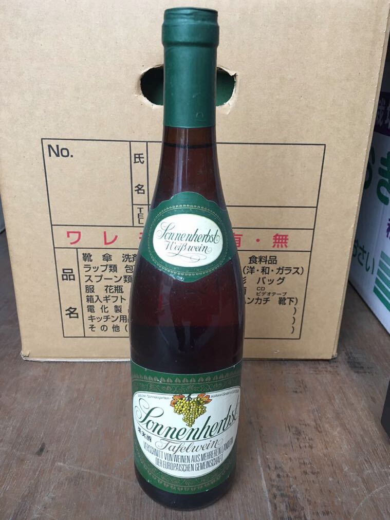 【古酒】ゾンネンヘルペスト ドイツ ビンテージ 白ワイン 750ml拍卖