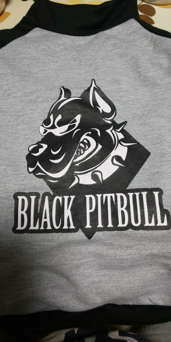 ◆BLACK PITBULL◆グレー×ブラック◆拍卖