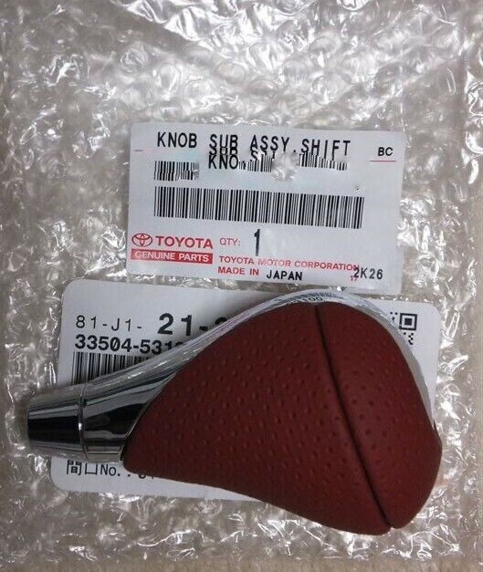 残りわずか!【未使用 トヨタ 純正流用】TOYOTA レクサス GSS 190系 シフトノブ テラコッタ(レンガ色)拍卖