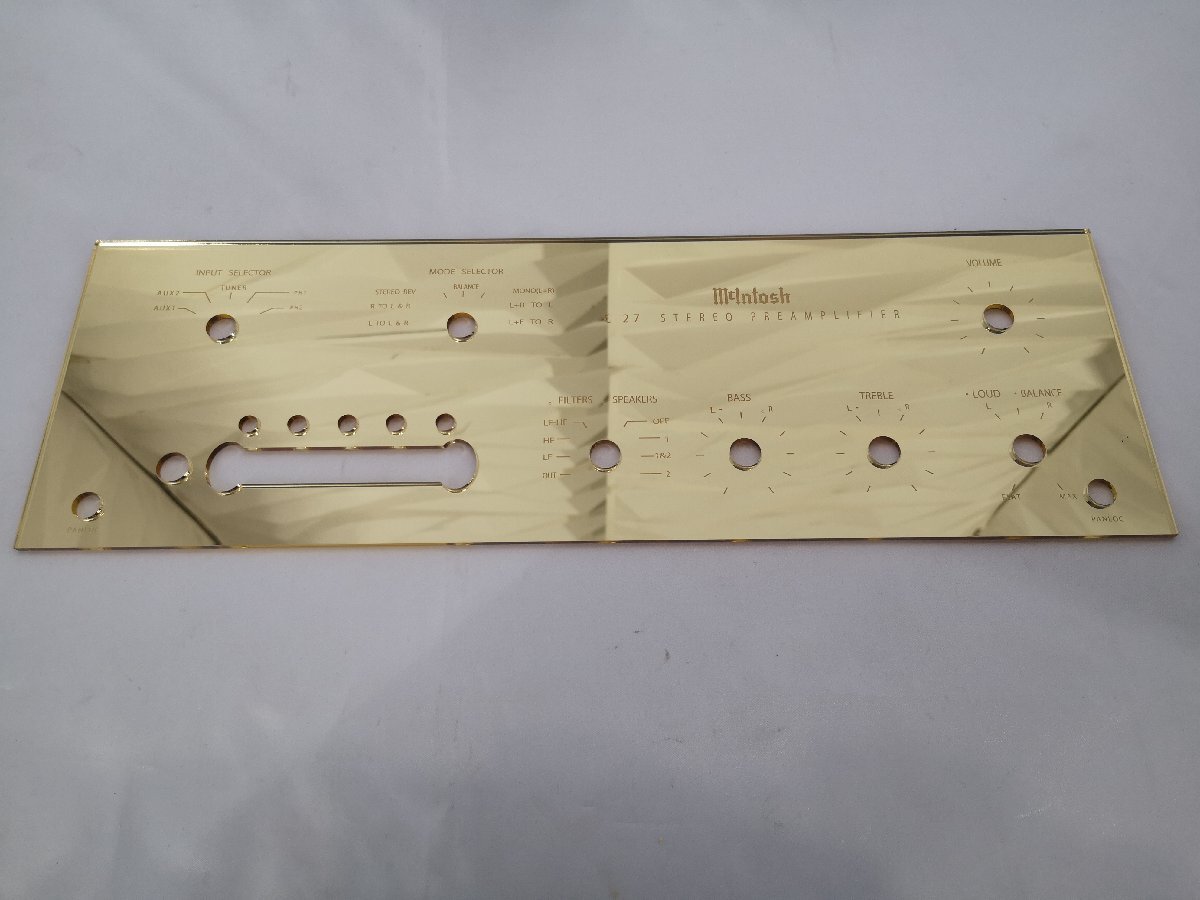 ◆パネル破損した方へ◆McIntosh C-27/C27 用リプレイスメント・ゴールドミラーパネル・マッキントッシュ m0o5434拍卖