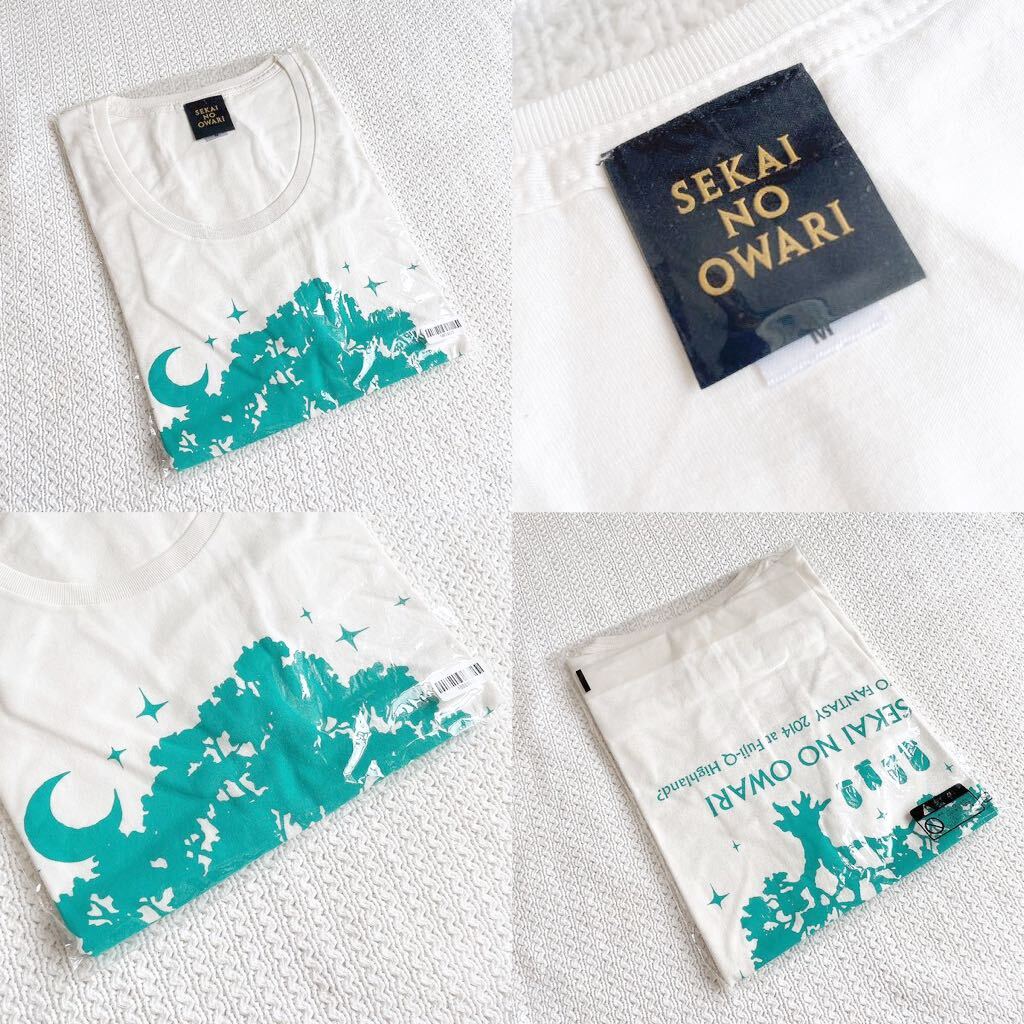 新品★セカイノオワリSEKAI NO OWARIツアーグッズ世界の終わMサイズTシャツTOURグッズ2014年TOKYO FANTASYトーキョーファンタジー巨大樹拍卖