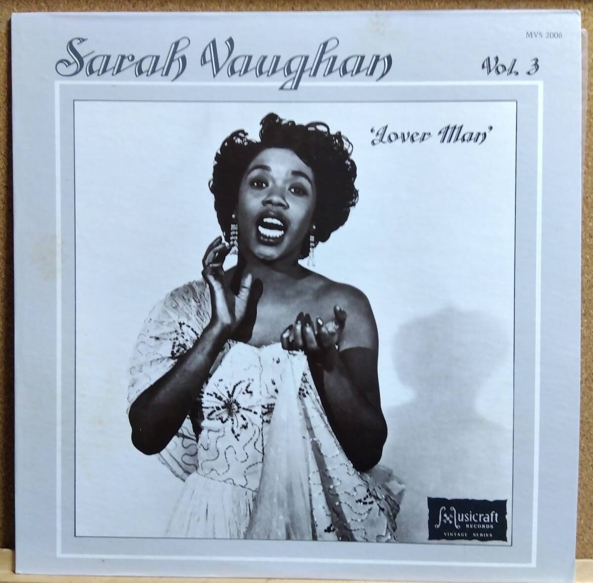 LP(希少.US年盤.MVS-2006.'84年盤.ジャズ/ヴォ-カル)サラ・ヴォーン SARAH VAUGHAN/ラヴァー・マン Lover Man【同梱可能6枚まで】060406拍卖