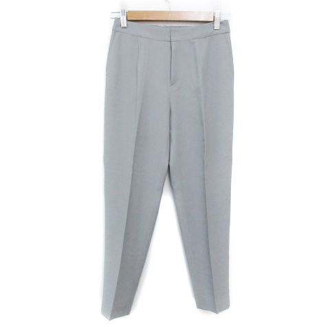 クードシャンス CdeC COUP DE CHANCE スラックスパンツ テーパードパンツ ロング丈 総柄 36 グレー 黒 ブラック /FF14 ■MO レディース拍卖