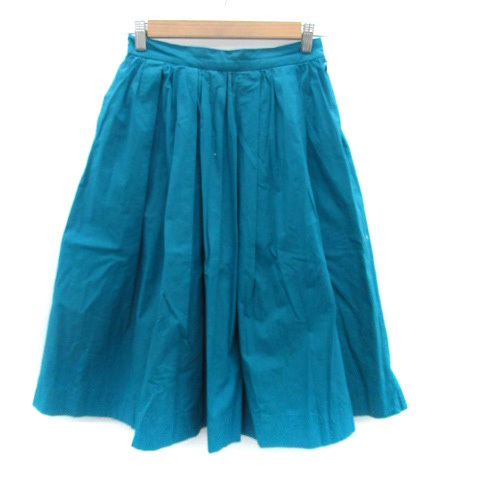 アパートバイローリーズ apart by lowrys フレアスカート ミモレ丈 M 青緑 ブルーグリーン /HO22 レディース拍卖