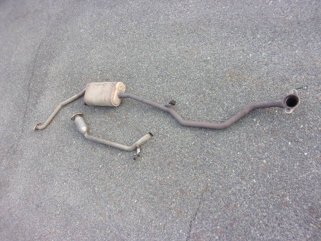 【2681】タント L375S 2010年式 KFVE マフラーセット フロントエキゾーストパイプ 17420-B9190拍卖