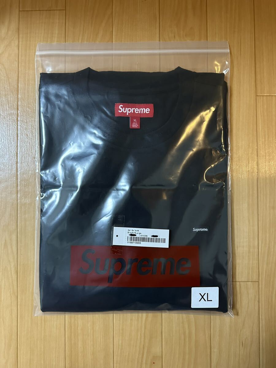 XL Supreme Small Box Logo Tee #A Black XLarge シュプリーム スモール ボックスロゴ ボックス ロゴ Tシャツ 半袖 ブラック 黒 24SS拍卖