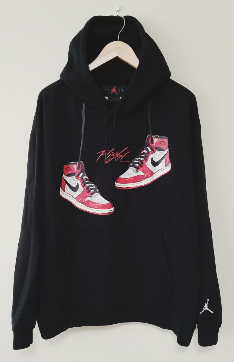 美品 XL NIKE AJ1 HIGH 1985 CHICAGO HOODIE 2022年 AIR JORDAN FLIGHT ナイキ ジョーダン 1 シカゴ プルオーバー パーカー フーディー拍卖
