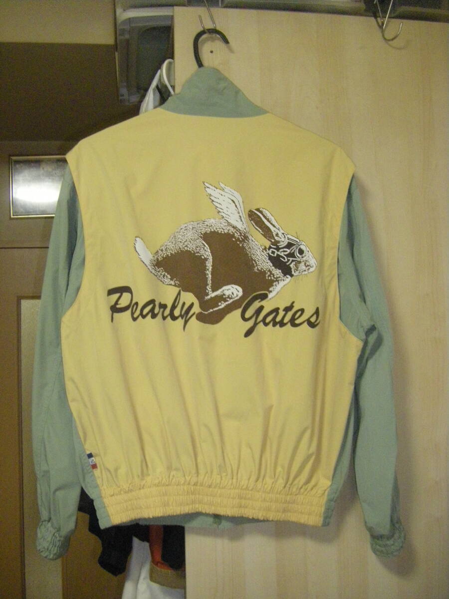 超レア!Pearly Gates パーリ―ゲイツ設立当時ウインドブレーカーとポロ Mサイズ初期ラビットバックプリント美USEDホームクリーニング済拍卖