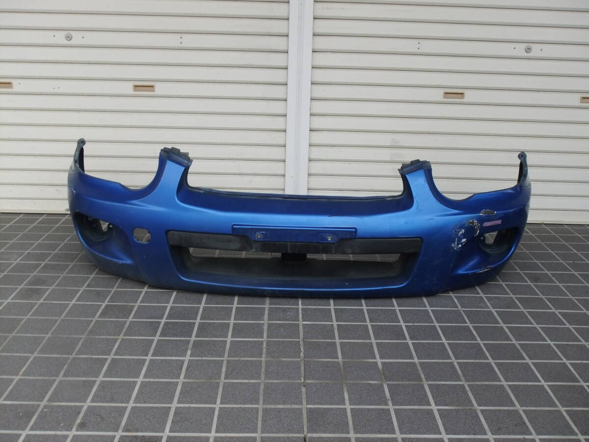 ★インプレッサ GG2 中期 純正 フロントバンパー ブルー 57704FE070★2024/4,12,11拍卖