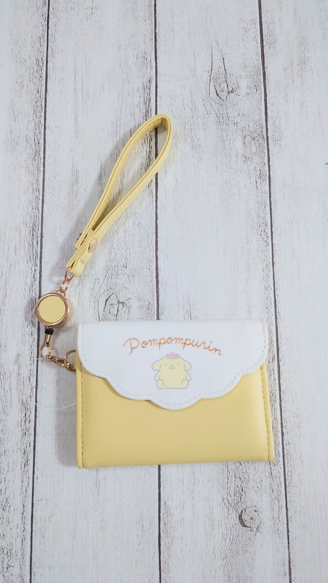 ポムポムプリン チェキ パスケース 定期入れ チェキホルダー 推し活 リール サンリオ SANRIO SR5-10PN Pompompurin 通勤 通学拍卖