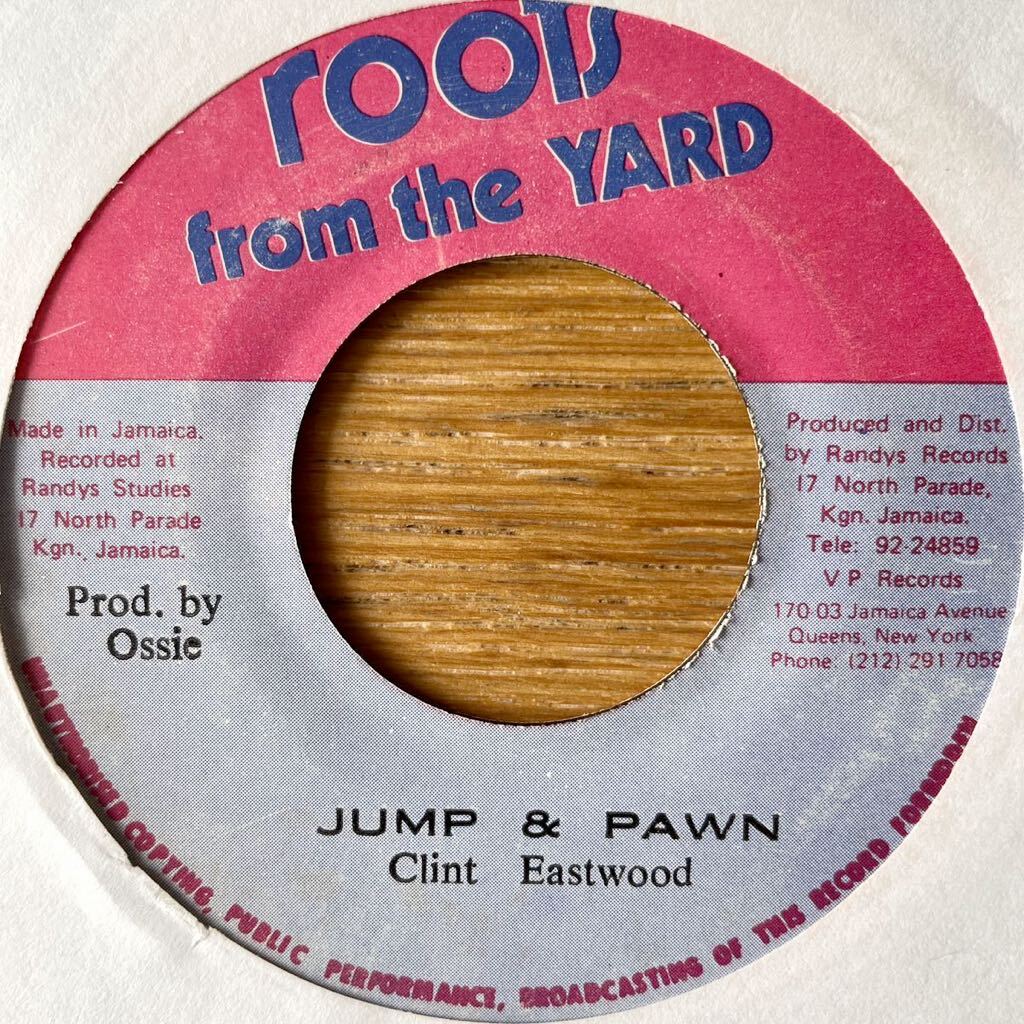 7'' Clint Eastwood/Jump & Pawn DJ dub roots reggae rocksteady dillinger dellinger big youth u i roy dennis alcapone scotty拍卖