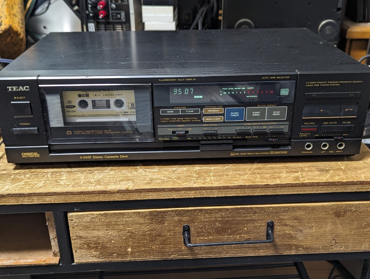 TEAC カセットデッキV-550X ジャンク拍卖
