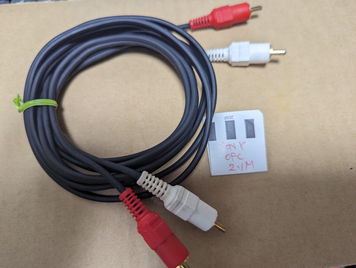 SONY OFC線 ステレオRCAケーブル 約2.1m 中古拍卖