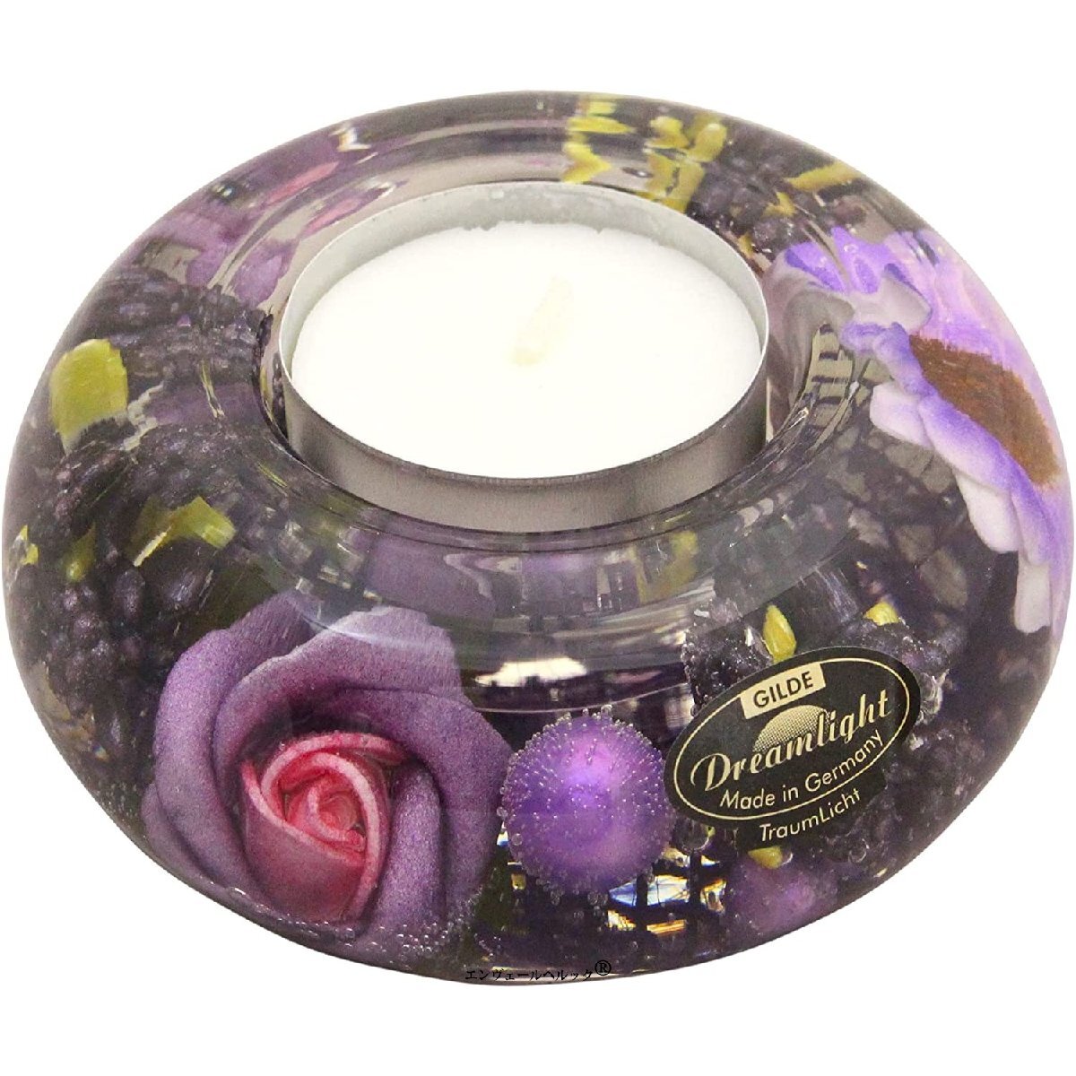 ひとつひとつをハンドメイドで仕上げた ナチュラルテイスト キャンドルホルダー UFO S 直径9×高さ5cm ファッションフラワー拍卖