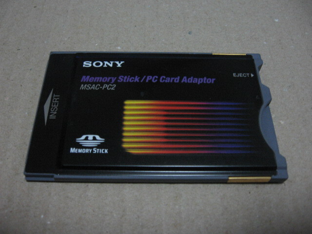 SONY ソニー メモリースティック PCカードアダプタ MSAC-PC2拍卖