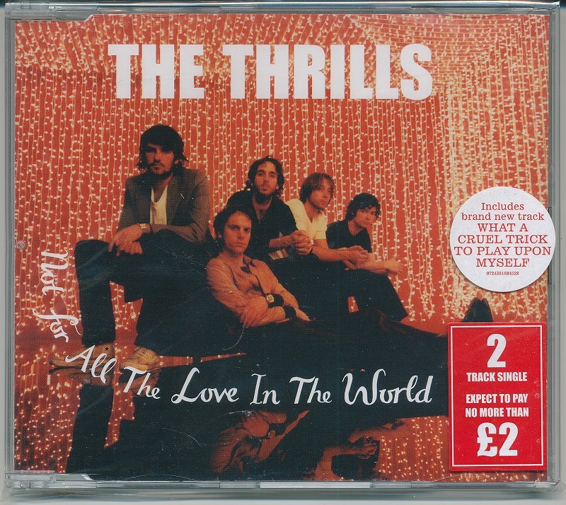 THRILLS - NOT FOR ALL LOVE IN WORLD/EU盤/新品CDS!!25863拍卖