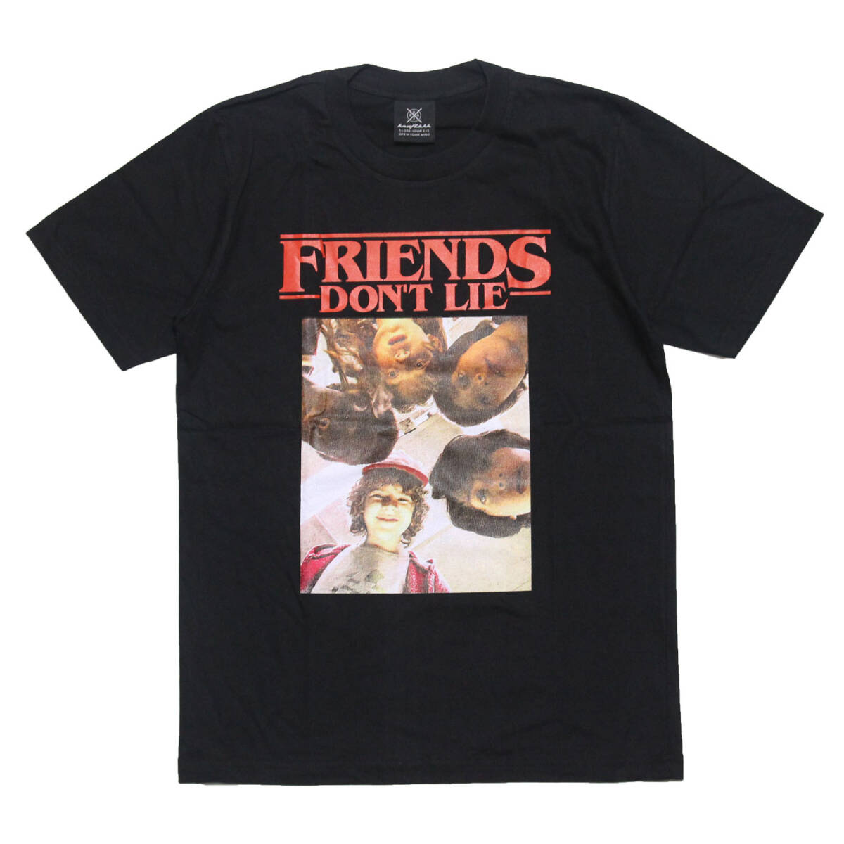ストレンジャーシングス アメリカ ドラマ イレブン ダスティン 人気 ストリート系 デザイン おもしろTシャツ メンズ 半袖★tsr0613-blk-l拍卖