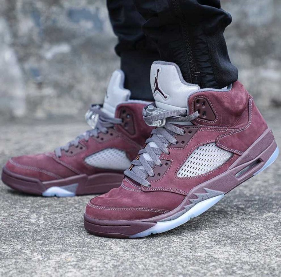 ナイキ エア ジョーダン 5 レトロ SE 26.5cm 定価33000円 バーガンディ AIR JORDAN 5 RETRO SE メンズ スニーカー拍卖